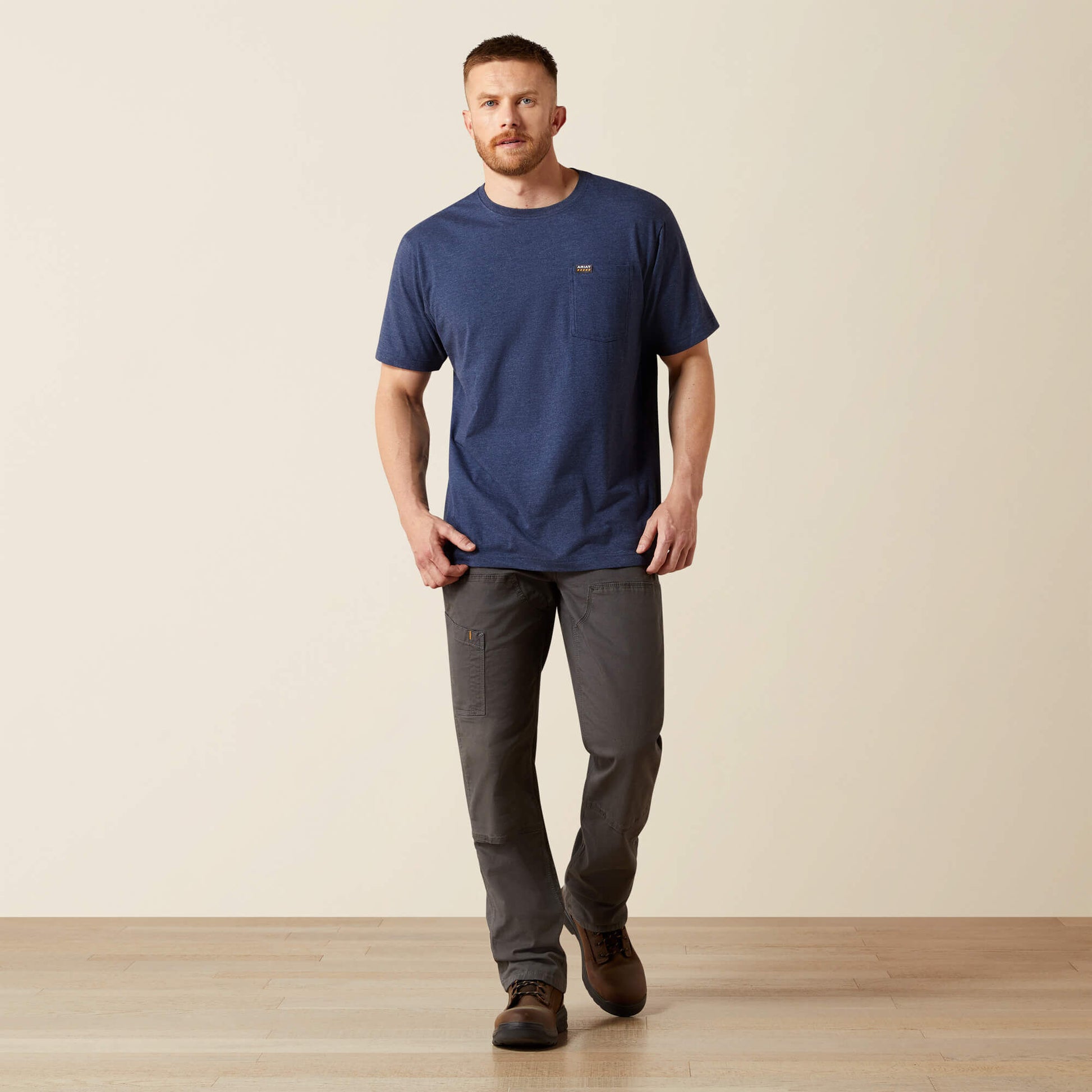 Ariat Online - Rebar Cotton Strong Standard Pocket T-Shirt