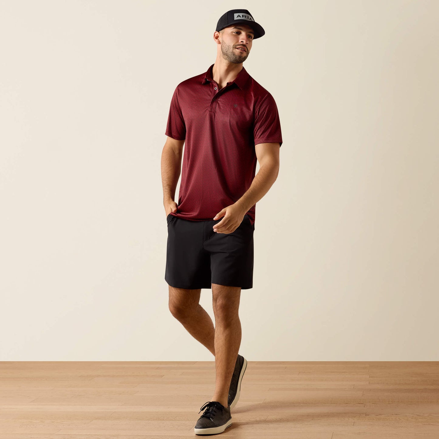 Ariat Online Shop - All Over Print Fitted Polo