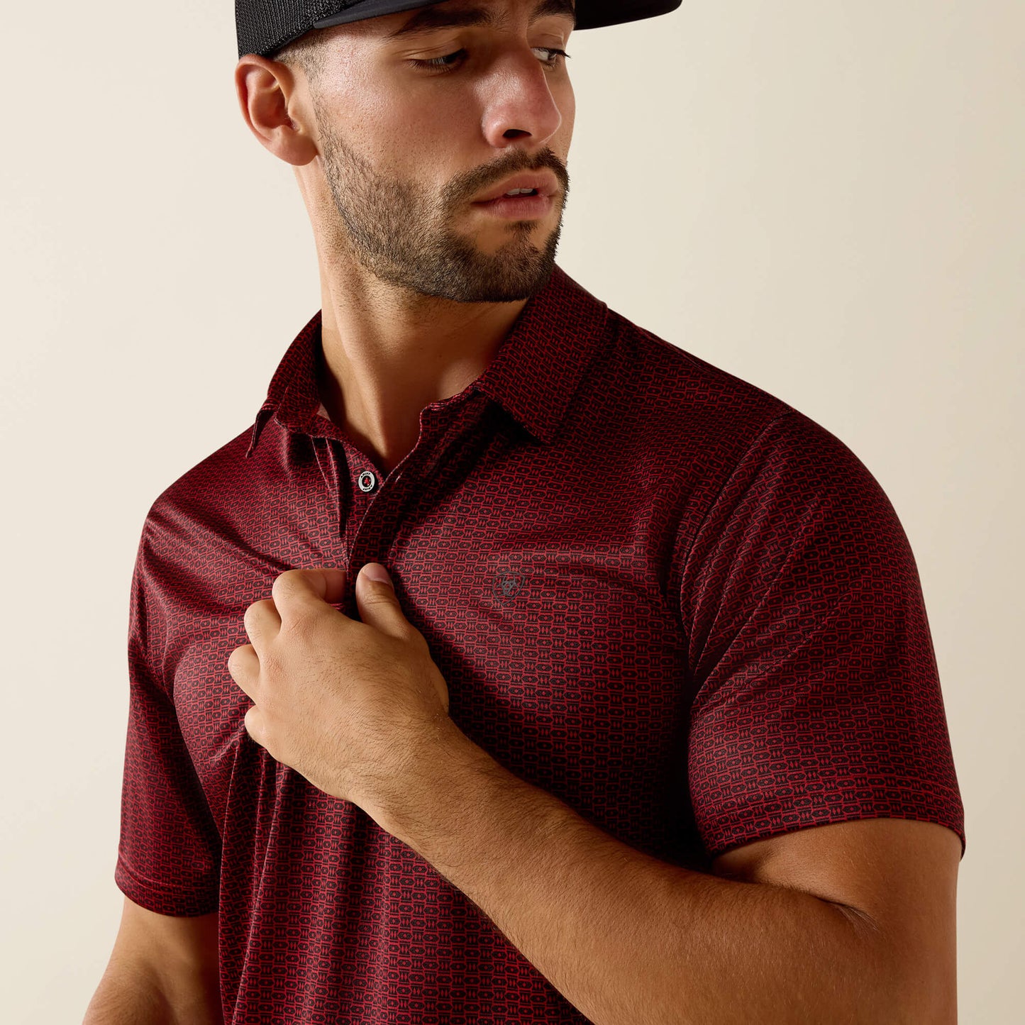 Ariat Online Shop - All Over Print Fitted Polo