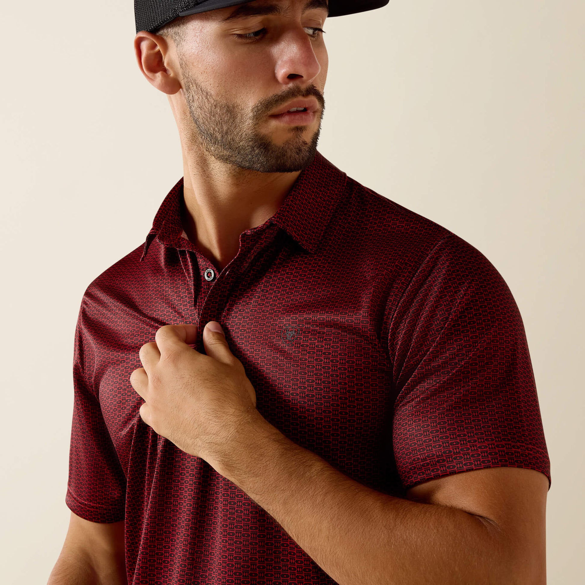 Ariat Online Shop - All Over Print Fitted Polo