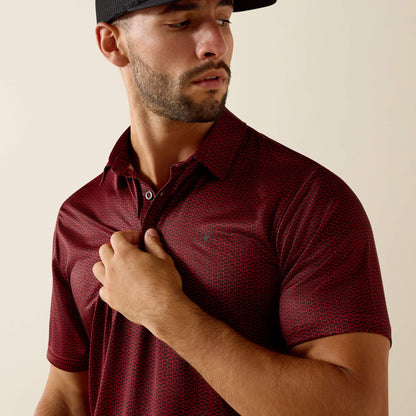 Ariat Online Shop - All Over Print Fitted Polo