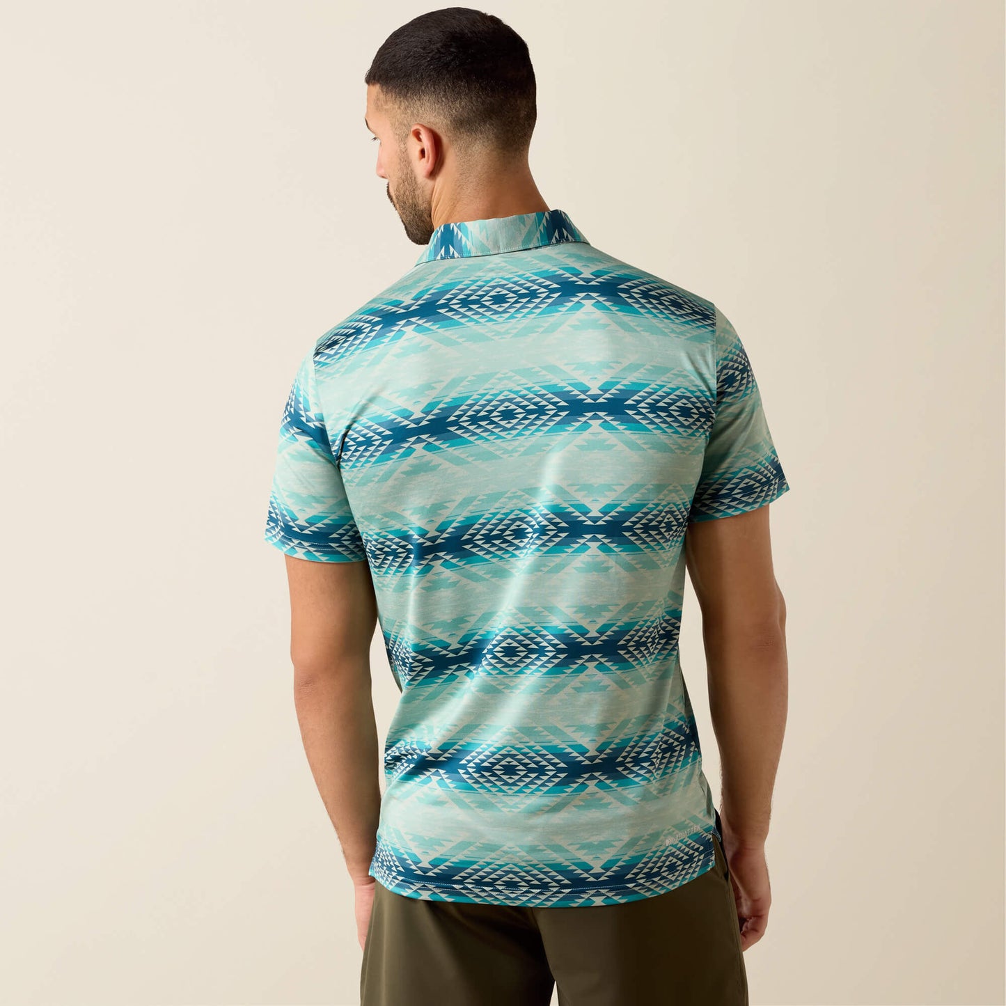 Ariat On Sale - All Over Print Heathered Classic Fit Polo
