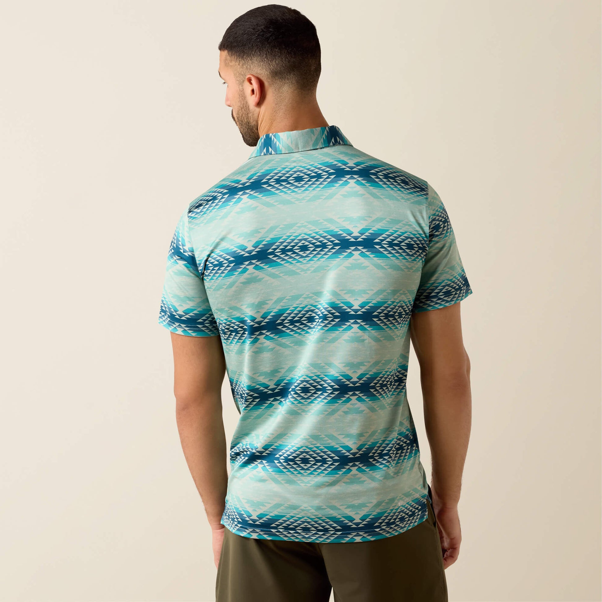 Ariat On Sale - All Over Print Heathered Classic Fit Polo