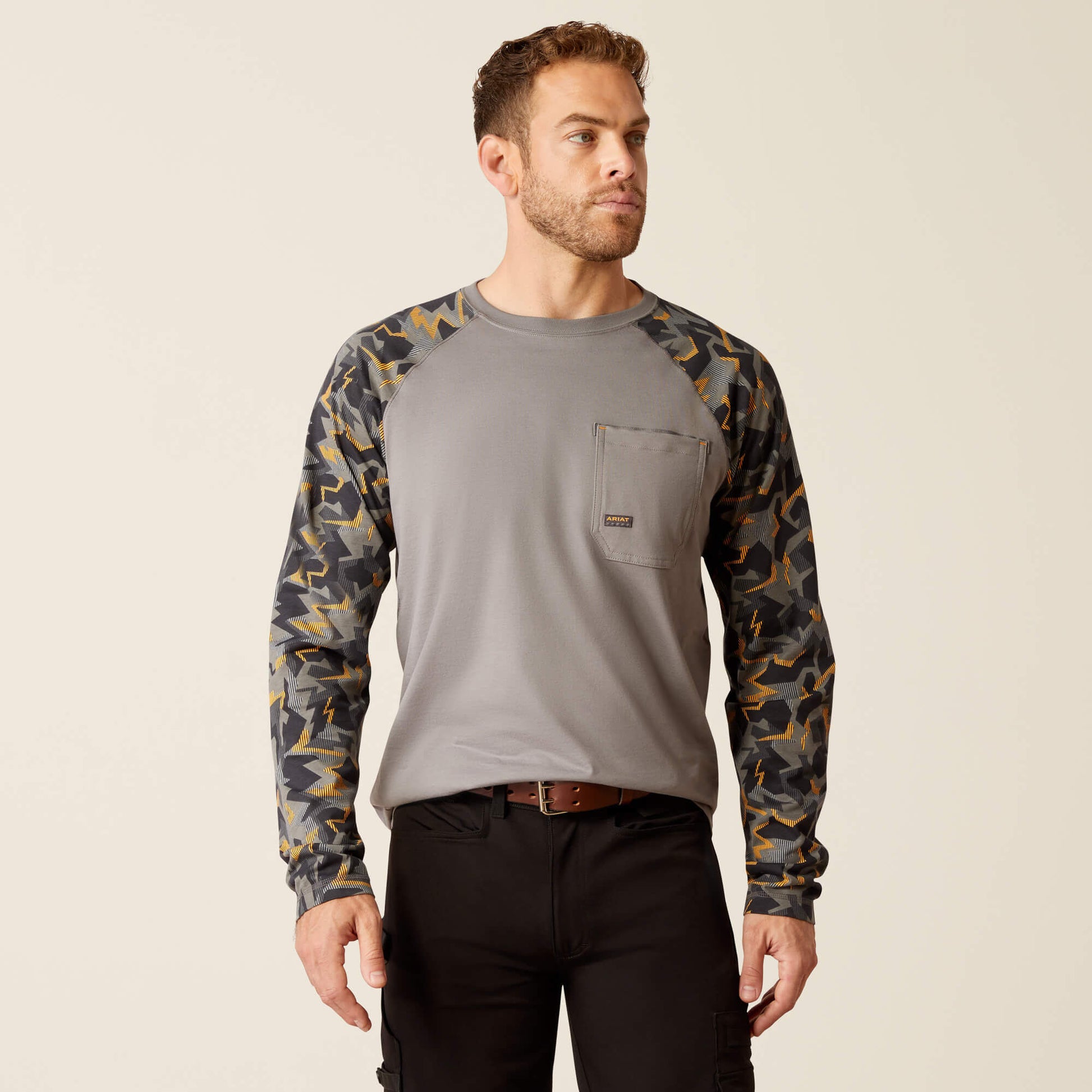 Ariat For Sale - Rebar Workman Baseball T-Shirt