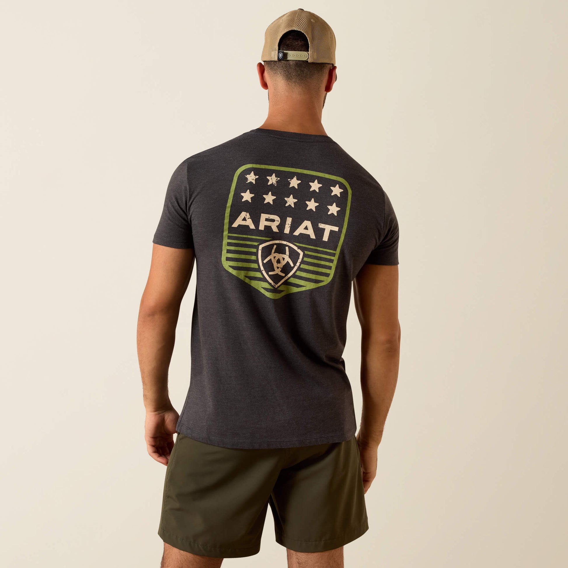 Ariat US - Ariat Stripe Patriotic Badge T-Shirt