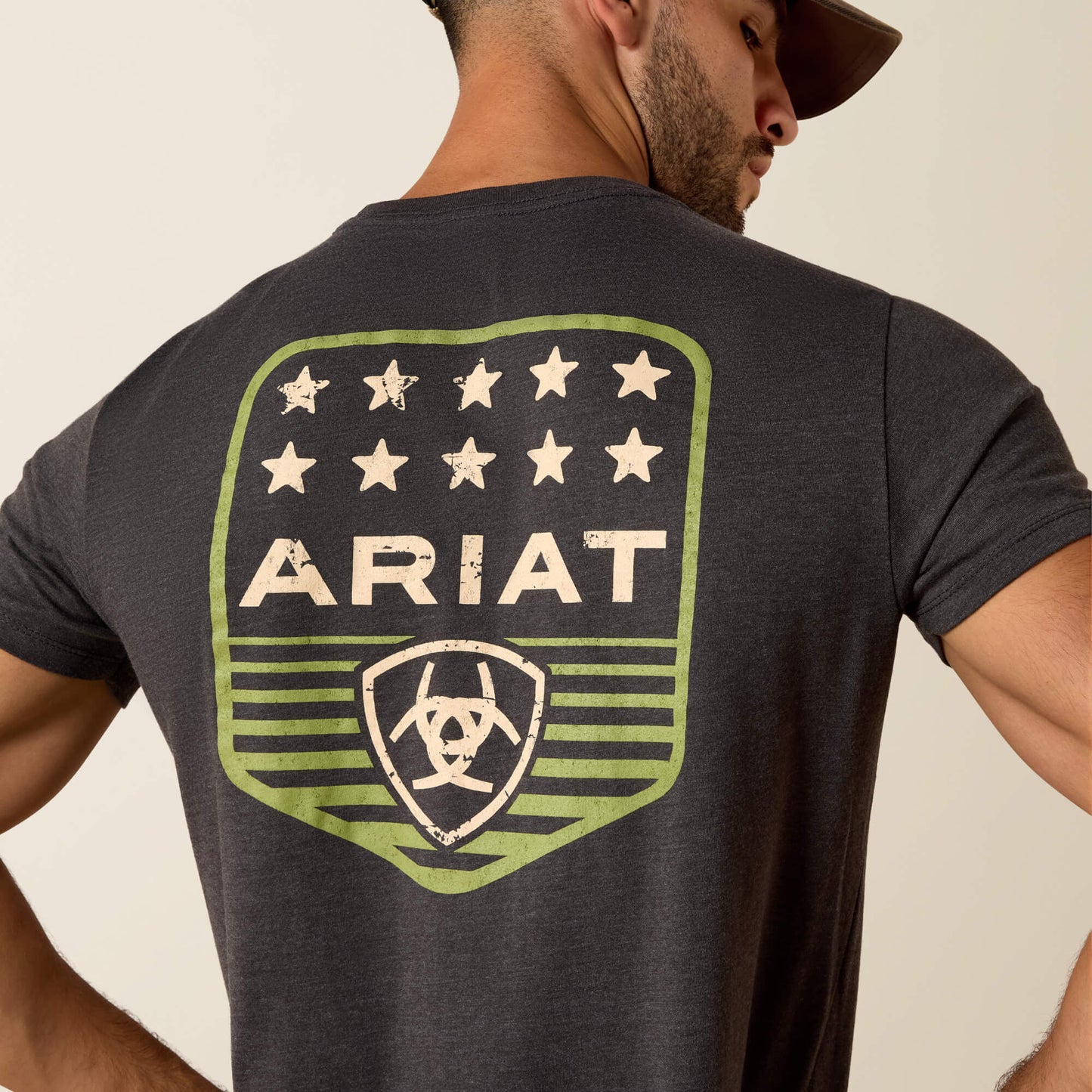 Ariat US - Ariat Stripe Patriotic Badge T-Shirt