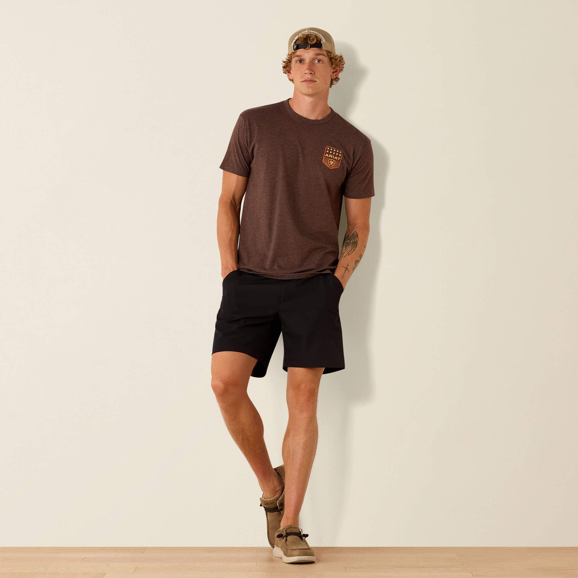 Ariat On Sale - Ariat Stripe Patriotic Badge T-Shirt