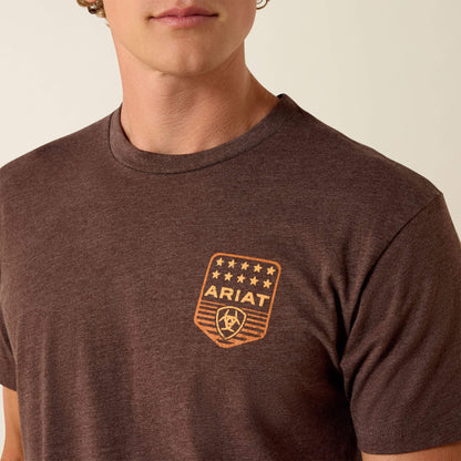 Ariat On Sale - Ariat Stripe Patriotic Badge T-Shirt