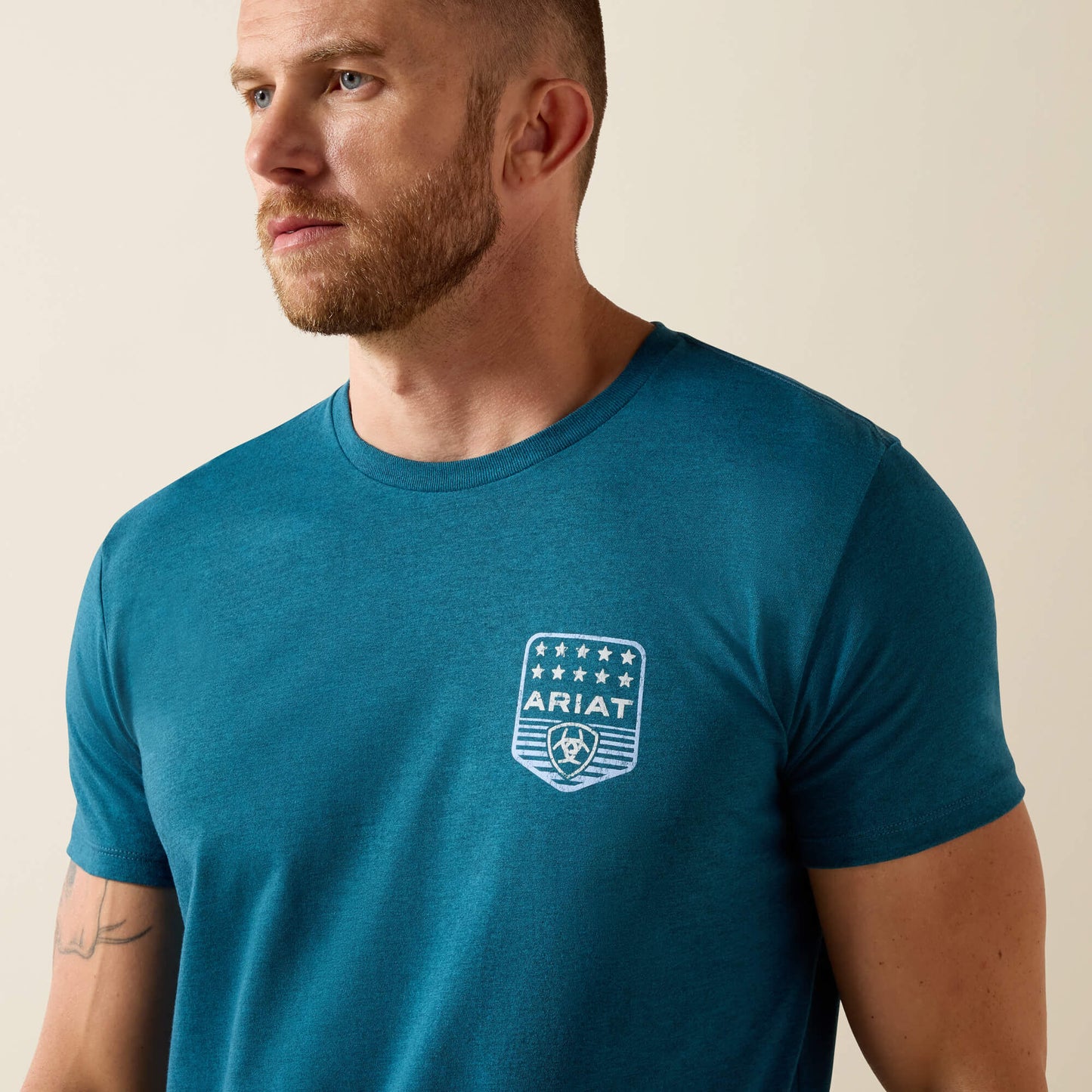 Ariat Sale - Ariat Stripe Patriotic Badge T-Shirt