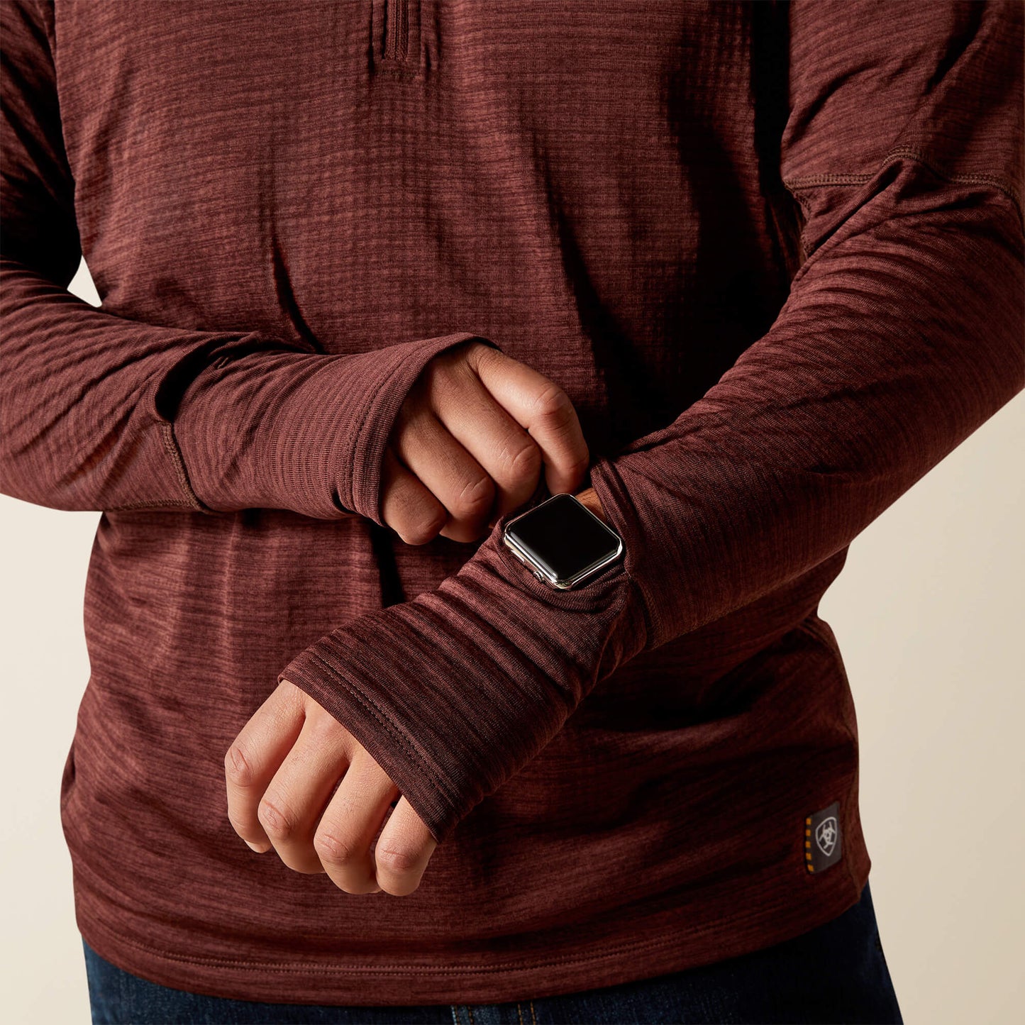 Ariat For Sale - Rebar Gridwork Baselayer 1/4 Zip T-Shirt