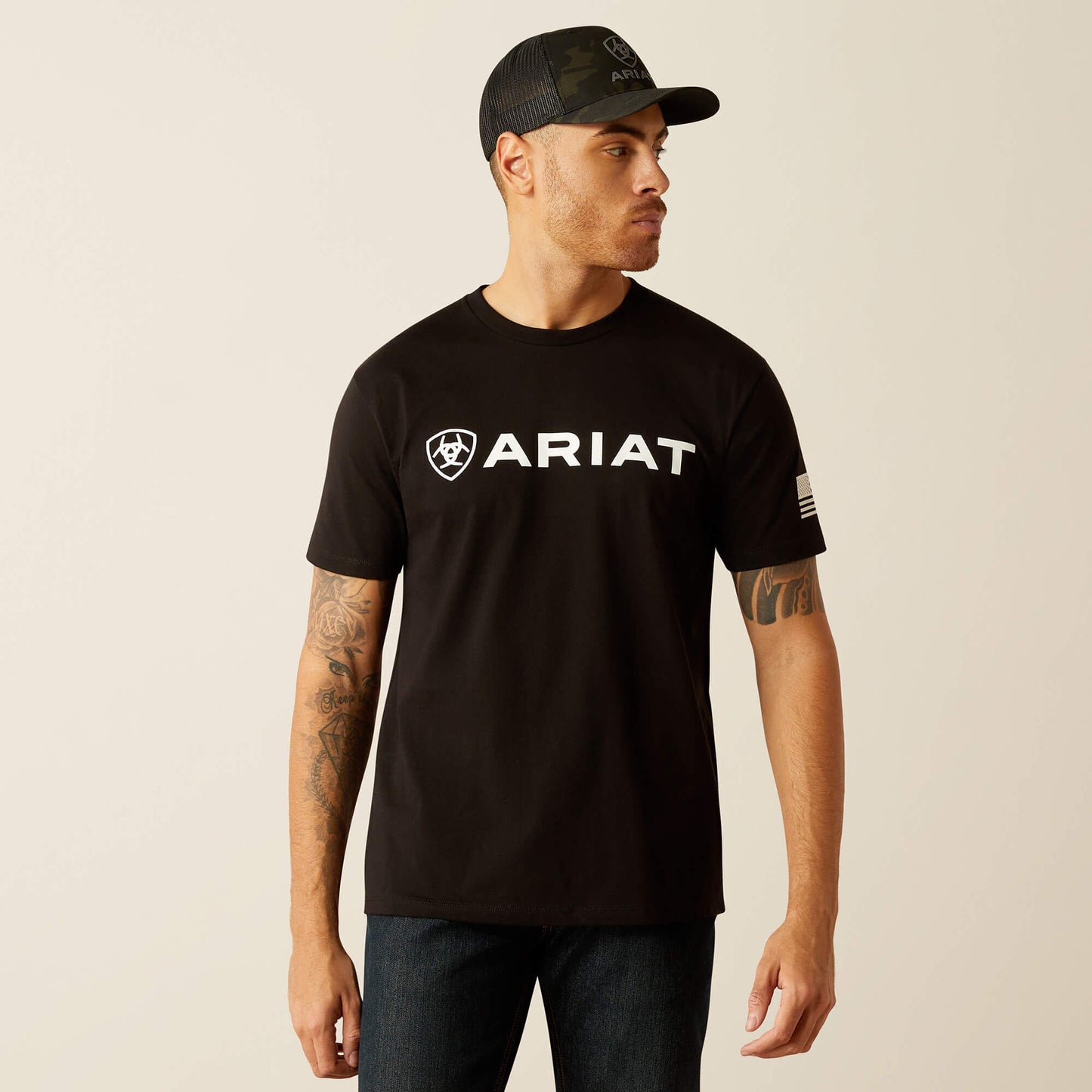 Ariat US - Ariat Shield Flag T-Shirt