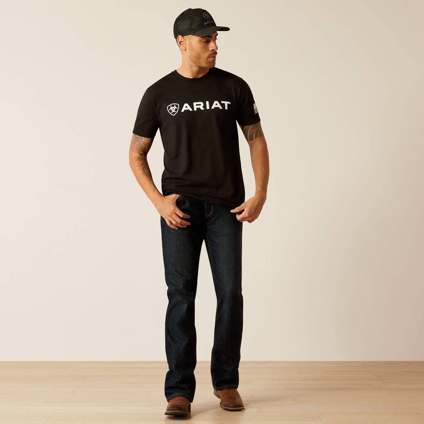 Ariat US - Ariat Shield Flag T-Shirt