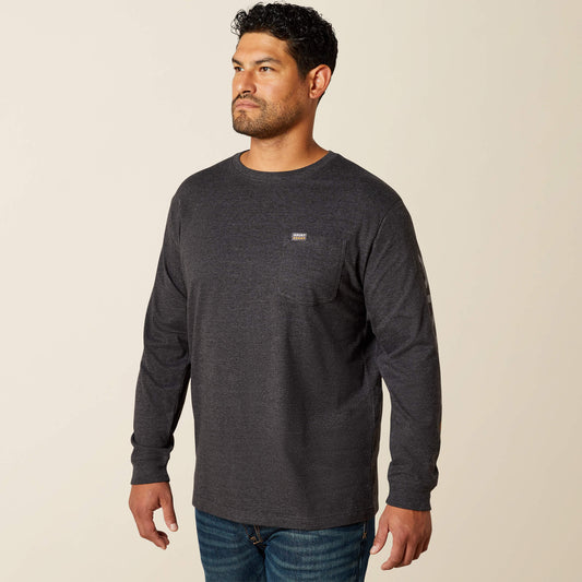 Ariat Online - Rebar Cotton Strong Standard Logo Pocket T-Shirt