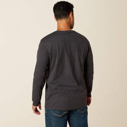 Ariat Online - Rebar Cotton Strong Standard Logo Pocket T-Shirt