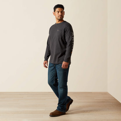 Ariat Online - Rebar Cotton Strong Standard Logo Pocket T-Shirt