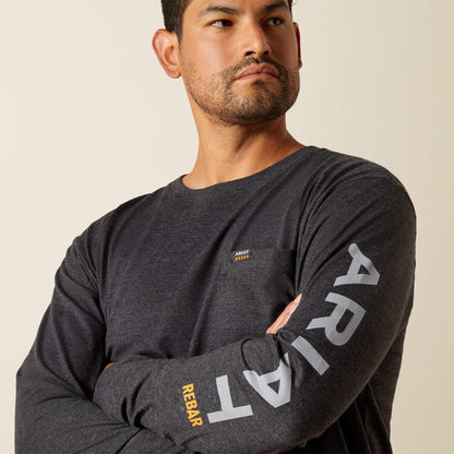 Ariat Online - Rebar Cotton Strong Standard Logo Pocket T-Shirt