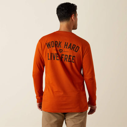 Ariat Outlet - Rebar Cotton Strong WHLF T-Shirt