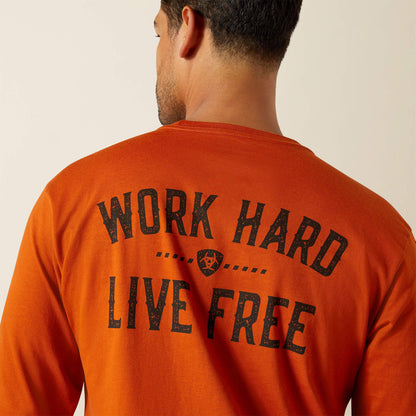 Ariat Outlet - Rebar Cotton Strong WHLF T-Shirt