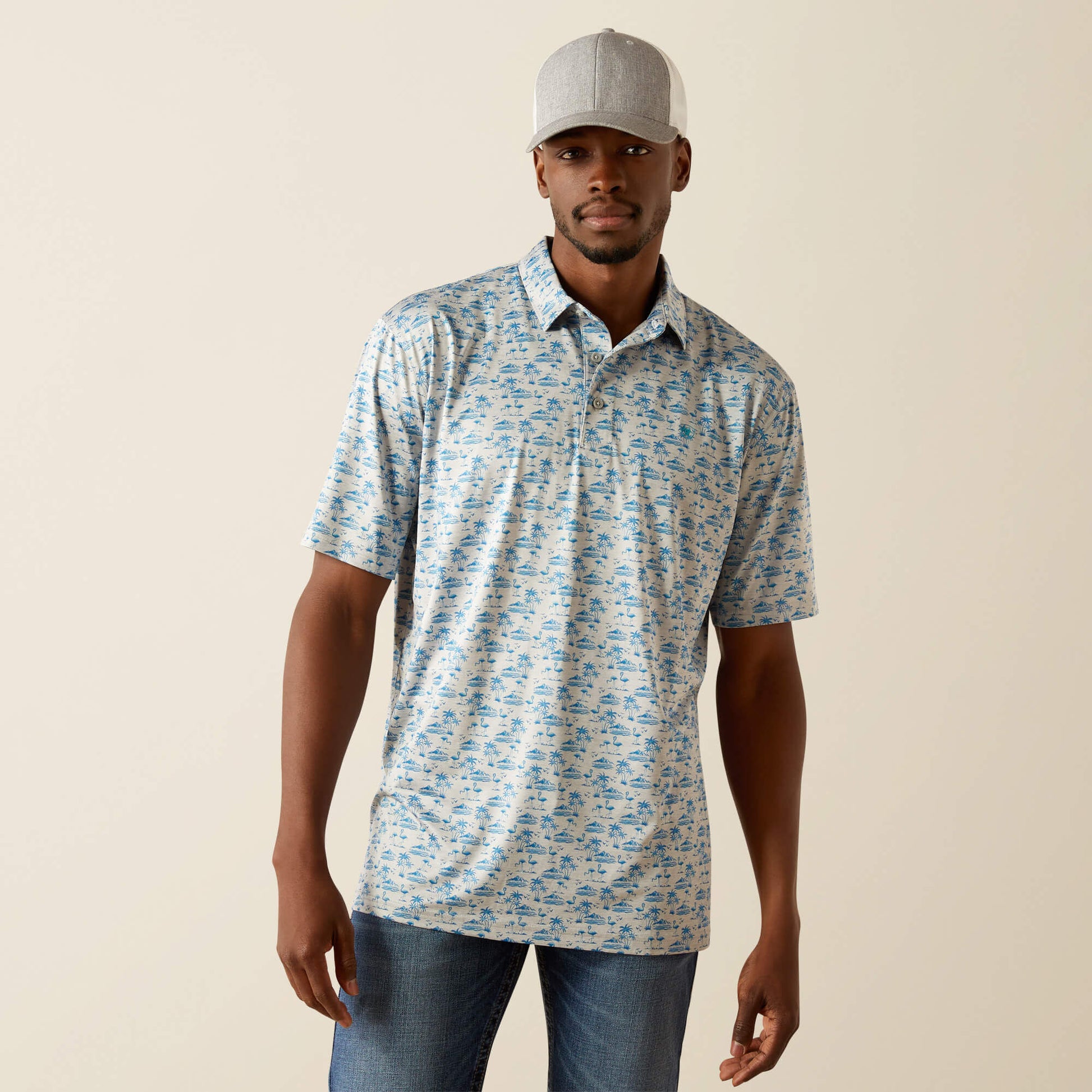 Ariat On Sale - Charger 2.0 Printed Polo