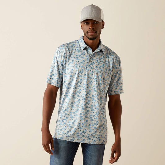 Ariat On Sale - Charger 2.0 Printed Polo