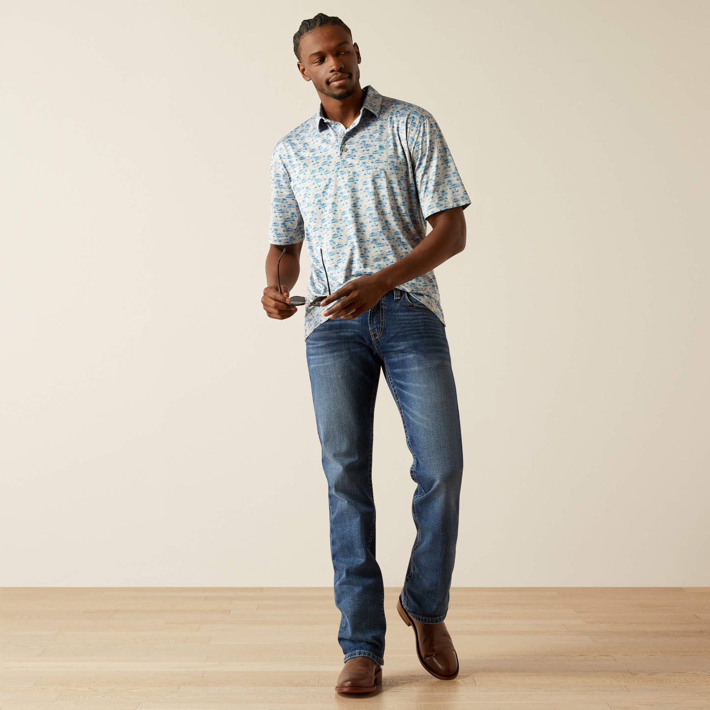 Ariat On Sale - Charger 2.0 Printed Polo