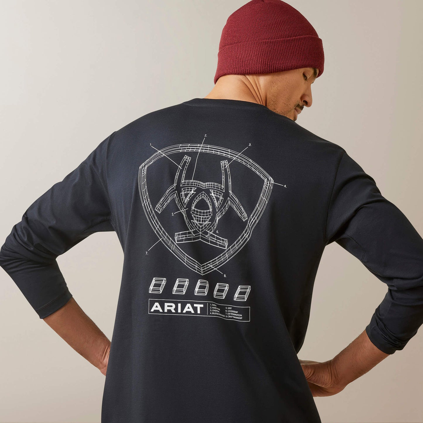Ariat Sale - Rebar Workman Blueprint