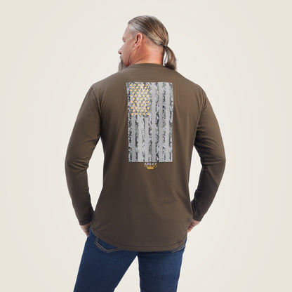 Ariat Online Shop - Rebar Workman Reflective Flag Graphic T-Shirt