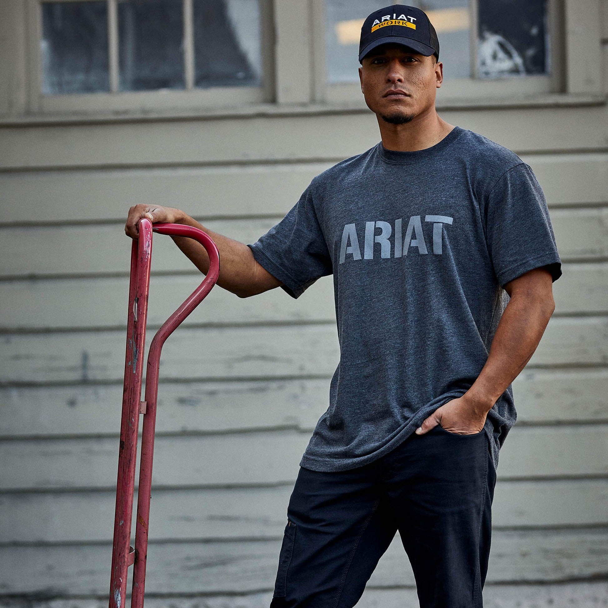 Ariat Website Store - Rebar Cotton Strong Block