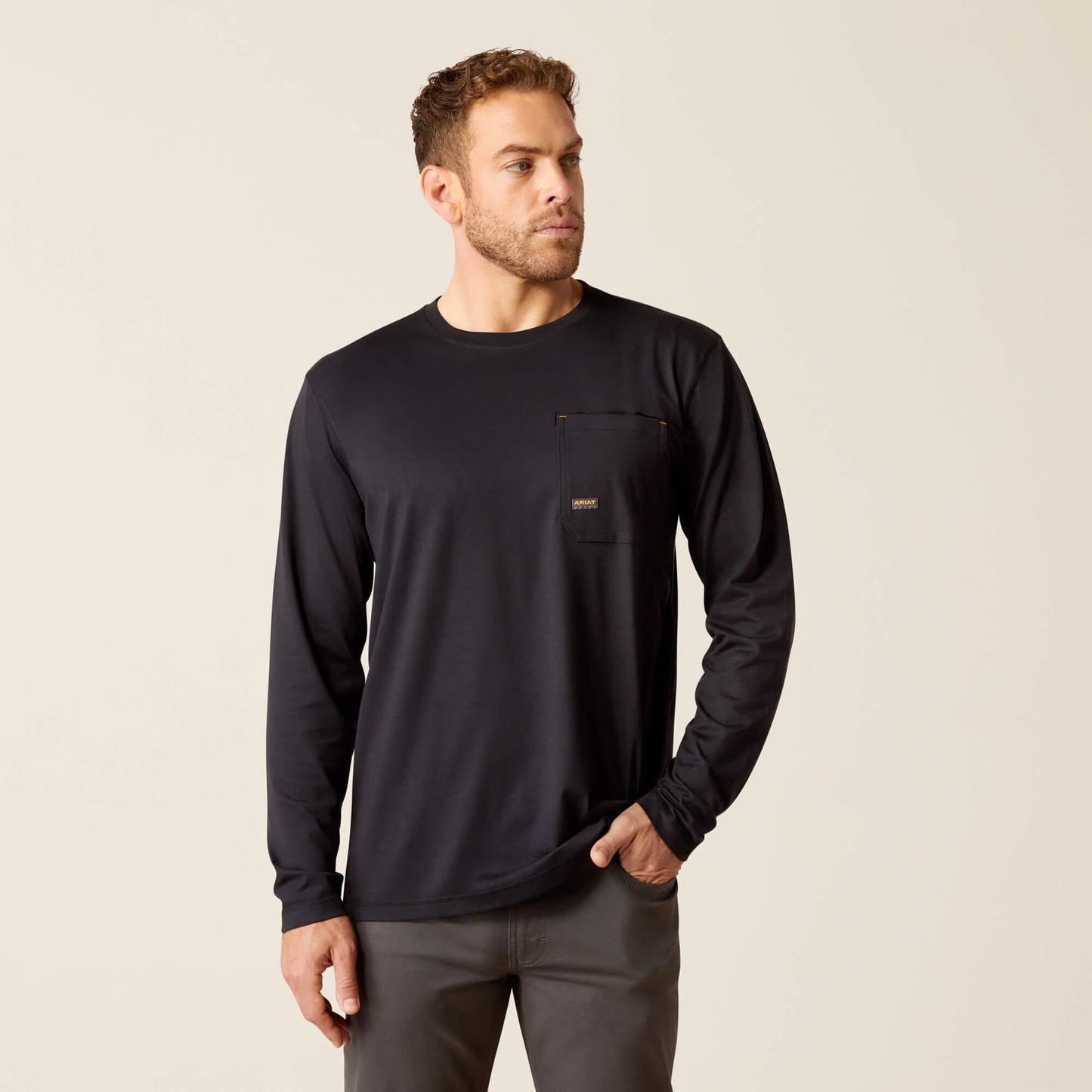 Ariat Sale - Rebar Workman Chrome Moto Eagle T-Shirt