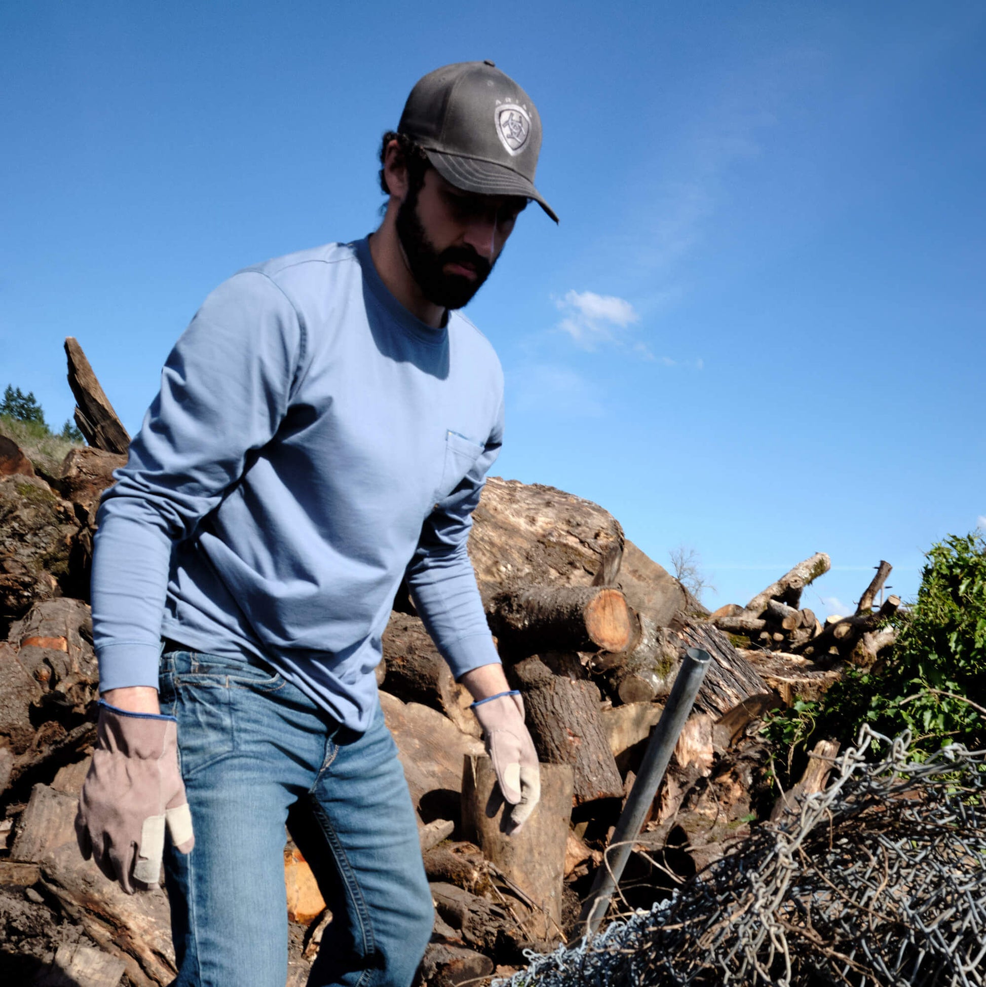 Ariat On Sale - Rebar Workman Logo T-Shirt