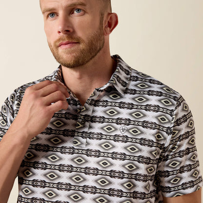 Ariat Outlet - All Over Print Fitted Polo