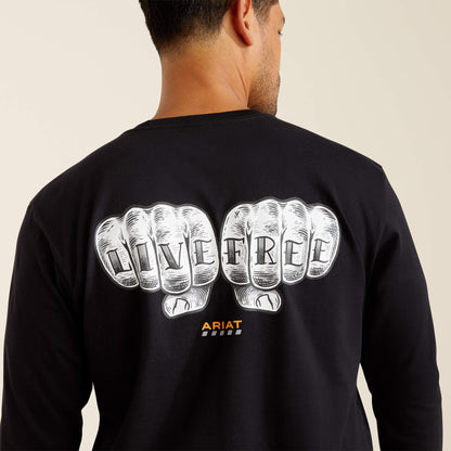 Ariat For Sale - Rebar Cotton Strong Bare Knuckle T-Shirt