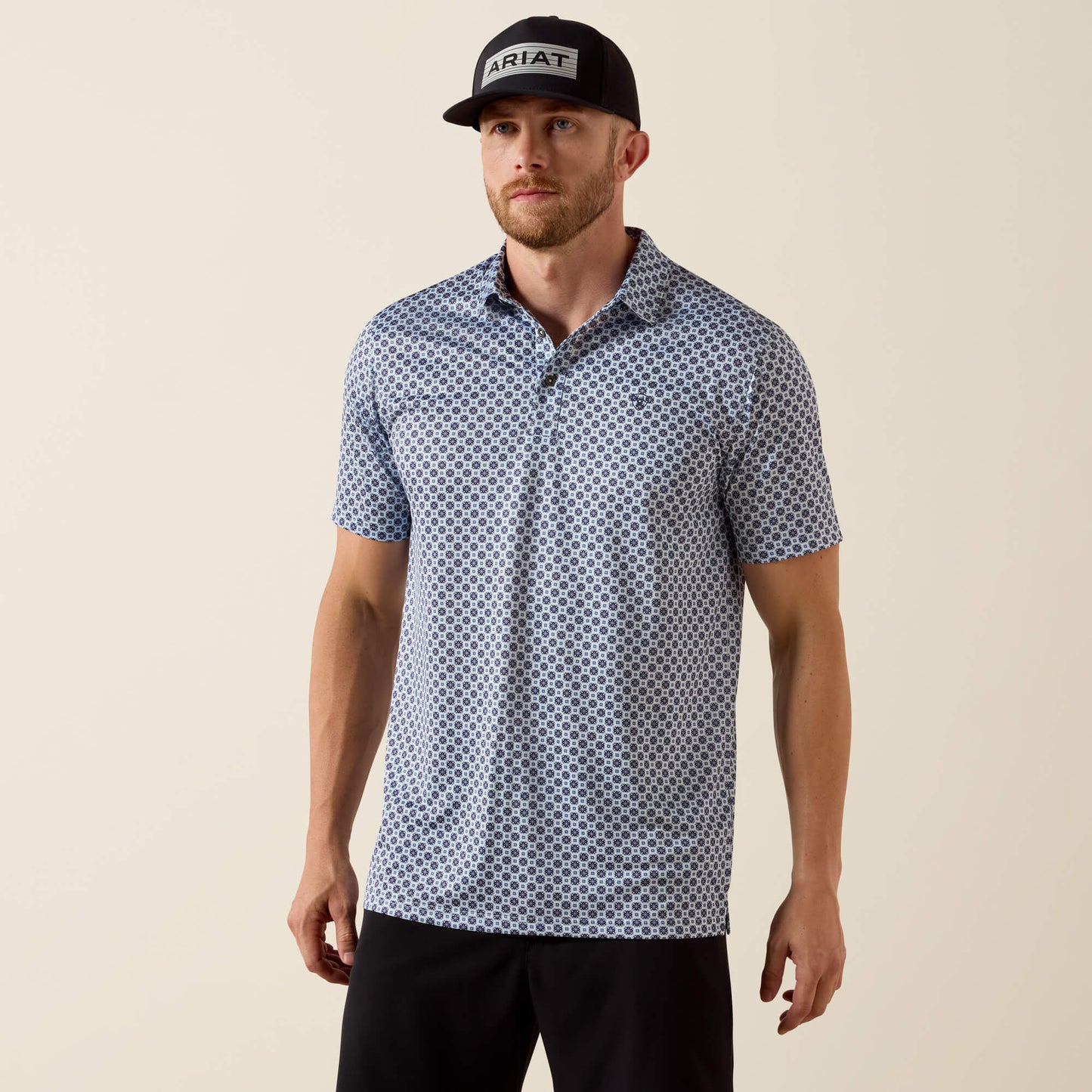 Ariat Online - All Over Print Fitted Polo