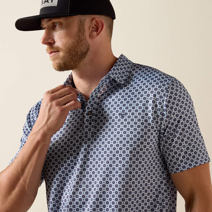Ariat Online - All Over Print Fitted Polo