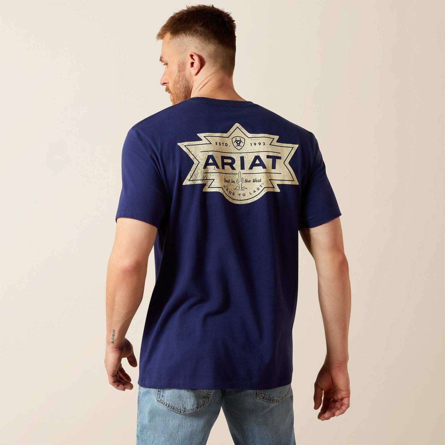 Ariat Sale - Ariat Mesa Motif Lockup T-Shirt