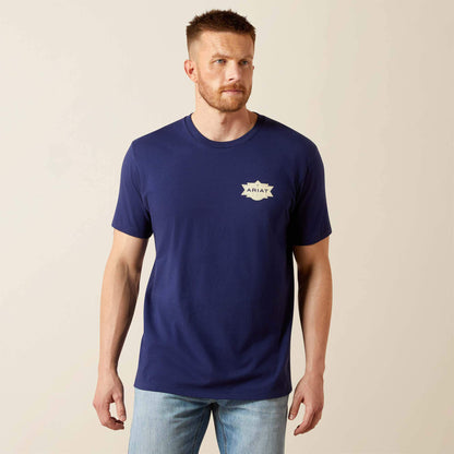 Ariat Sale - Ariat Mesa Motif Lockup T-Shirt