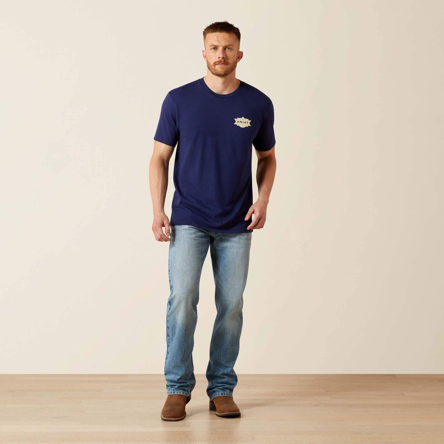 Ariat Sale - Ariat Mesa Motif Lockup T-Shirt