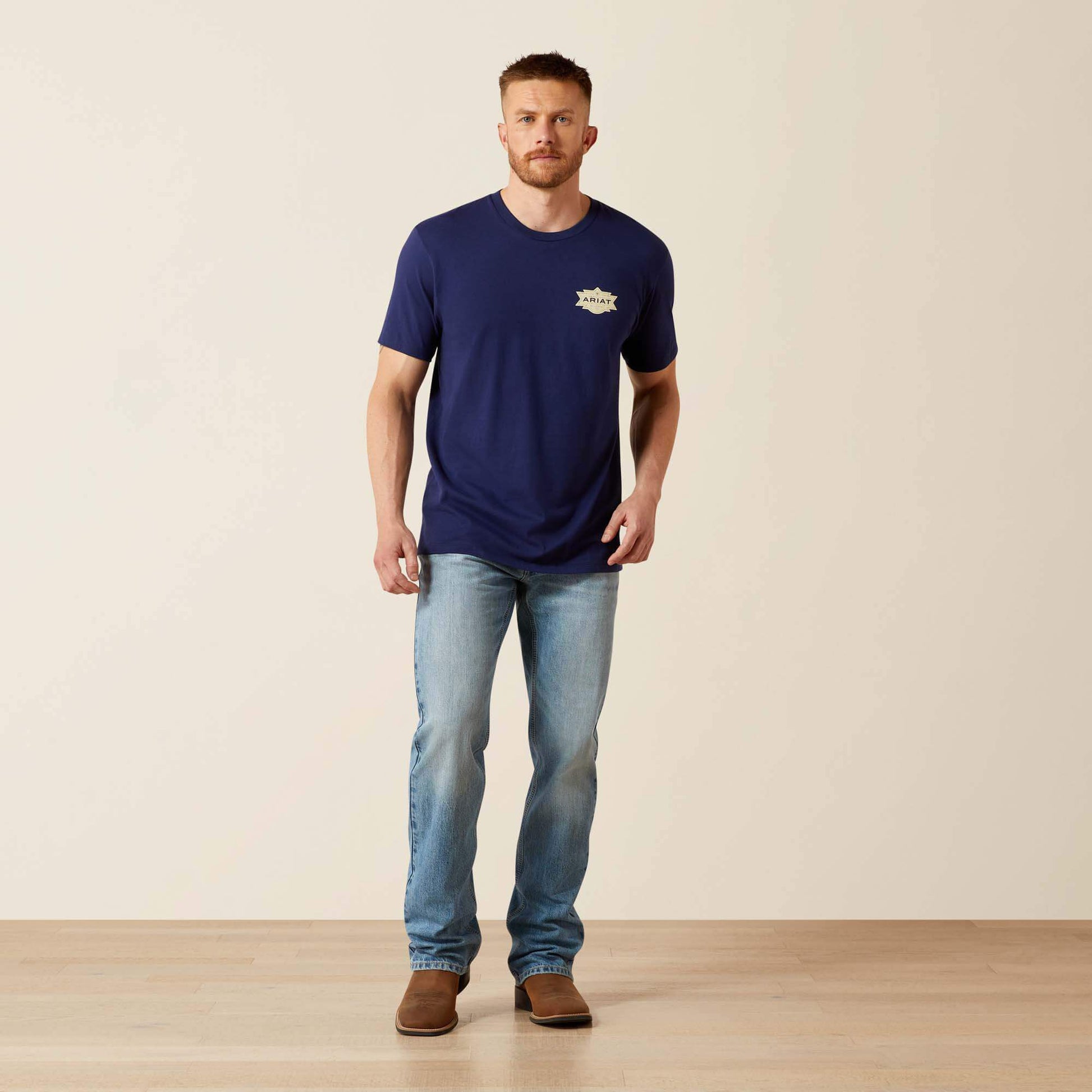 Ariat Sale - Ariat Mesa Motif Lockup T-Shirt