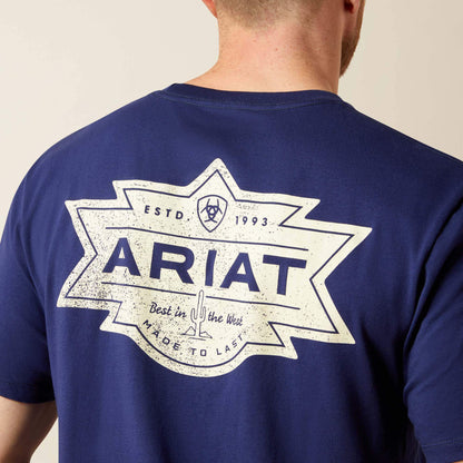 Ariat Sale - Ariat Mesa Motif Lockup T-Shirt