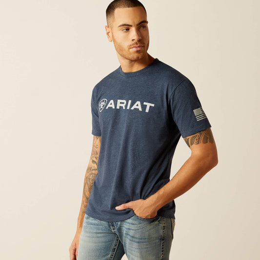 Ariat Outlet - Ariat Shield Flag T-Shirt