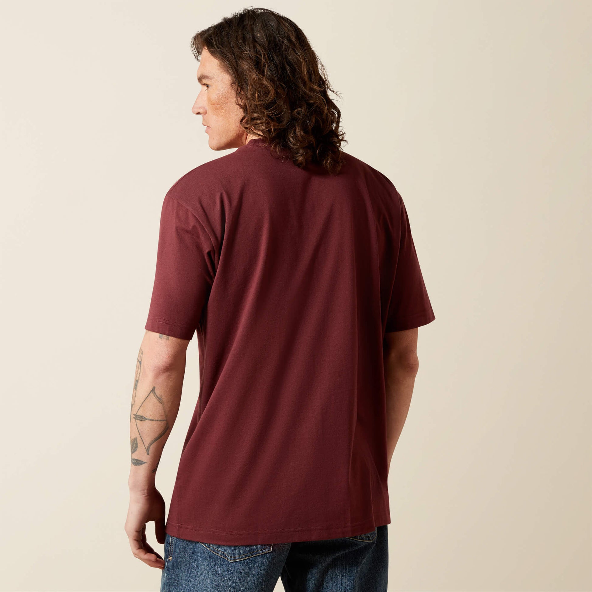 Ariat Outlet - Rebar Cotton Strong Standard Pocket T-Shirt
