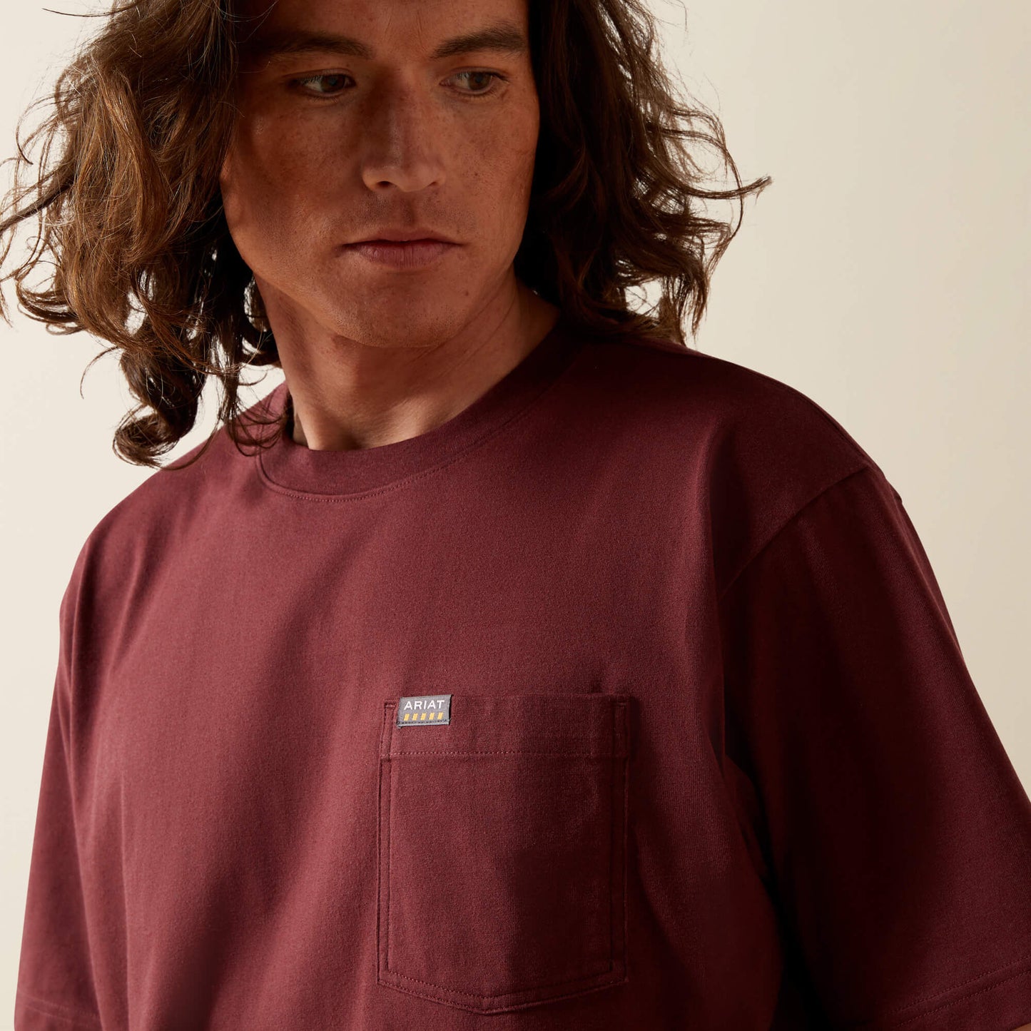 Ariat Outlet - Rebar Cotton Strong Standard Pocket T-Shirt