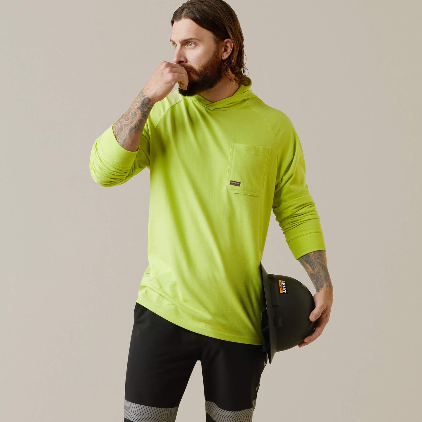 Ariat Website Store - Rebar Cotton Strong Hooded T-Shirt