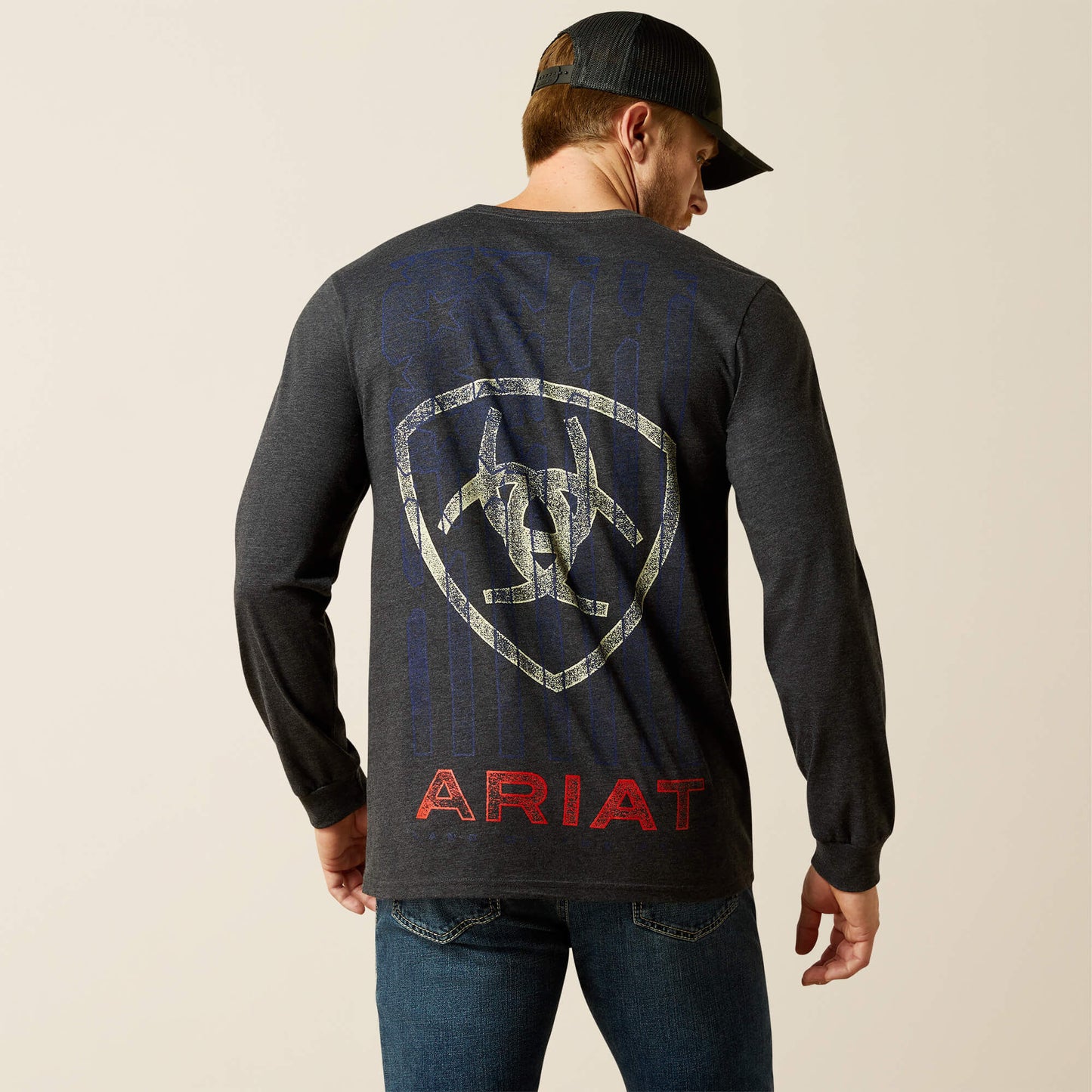 Ariat Online Shop - Ariat Stamped Freedom Classic Fit Long Sleeve T-Shirt
