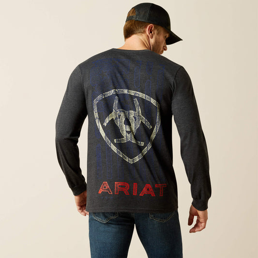 Ariat Online Shop - Ariat Stamped Freedom Classic Fit Long Sleeve T-Shirt