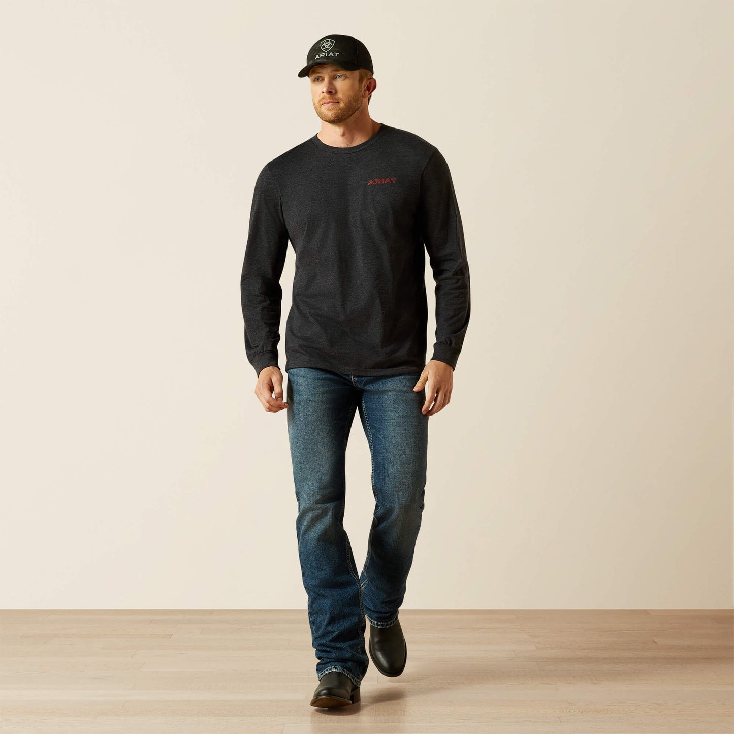 Ariat Online Shop - Ariat Stamped Freedom Classic Fit Long Sleeve T-Shirt