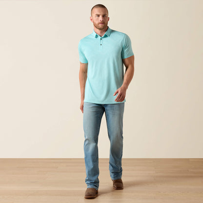 Ariat Outlet - Jacquard Printed Fitted Polo