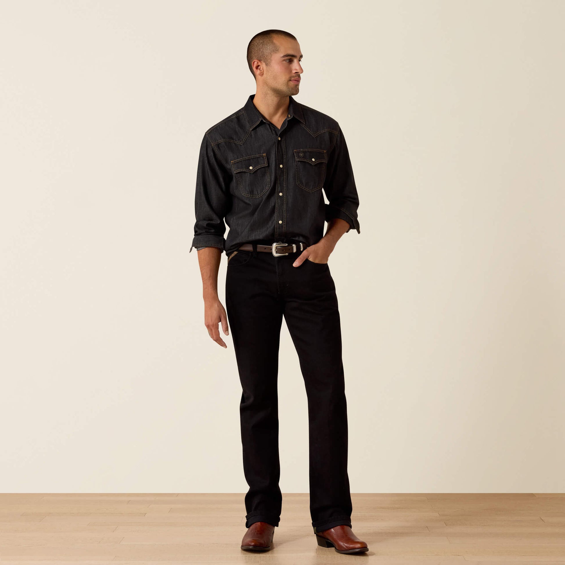 Ariat Website Store - Retro Halford Fitted Snap Shirt