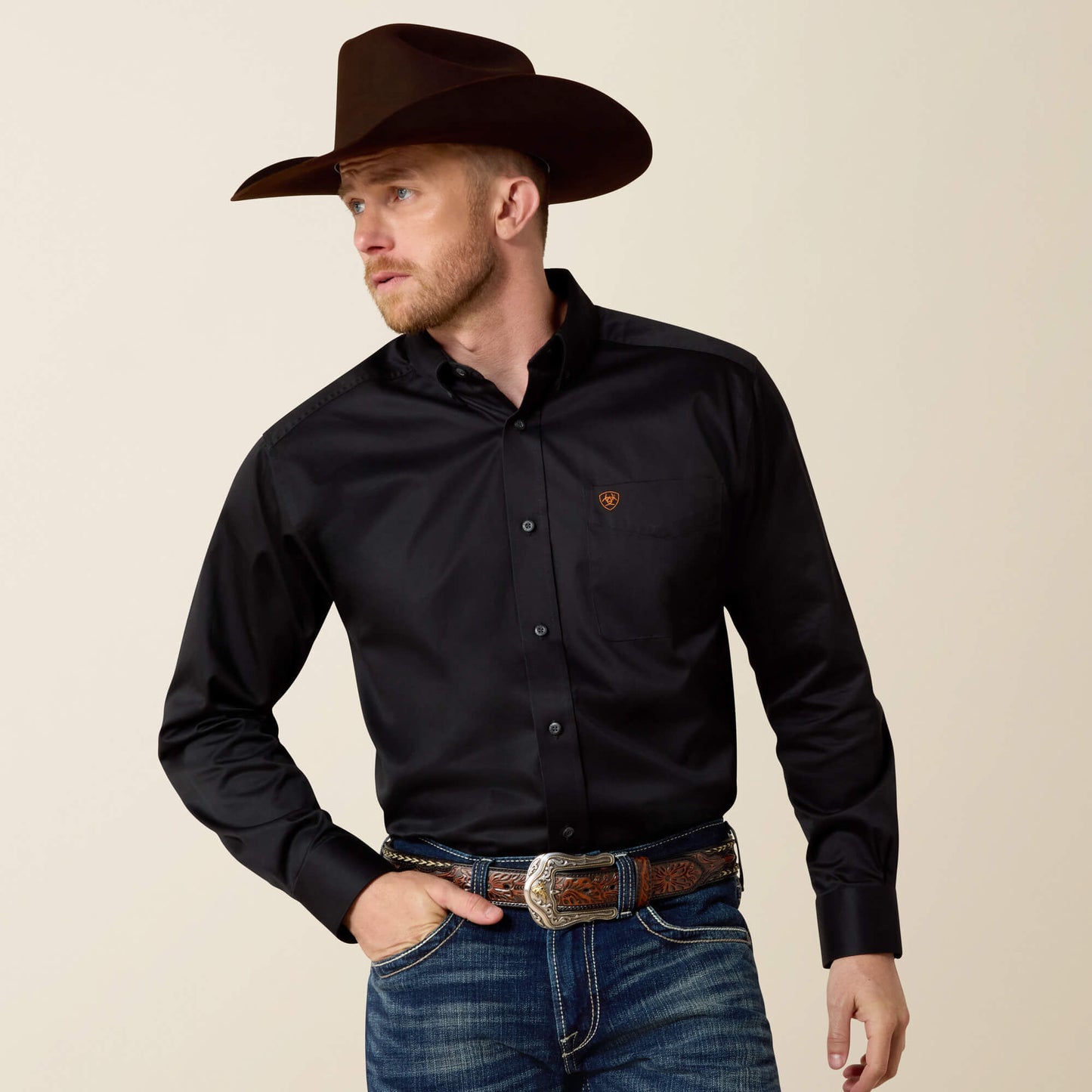 Ariat Website Store - Solid Twill Classic Fit Shirt