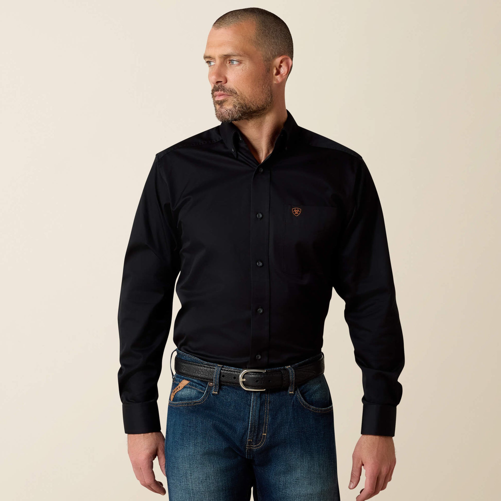 Ariat Sale - Solid Twill Fitted Shirt